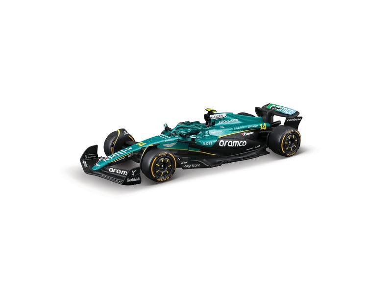 Bburago 1/43 F1 Aston Martin AMR25 (Alonso) modell