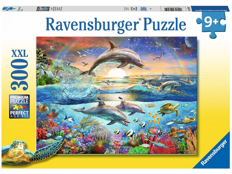 Ravensburger 300 db - Delfin paradicsom puzzle 49×36 cm