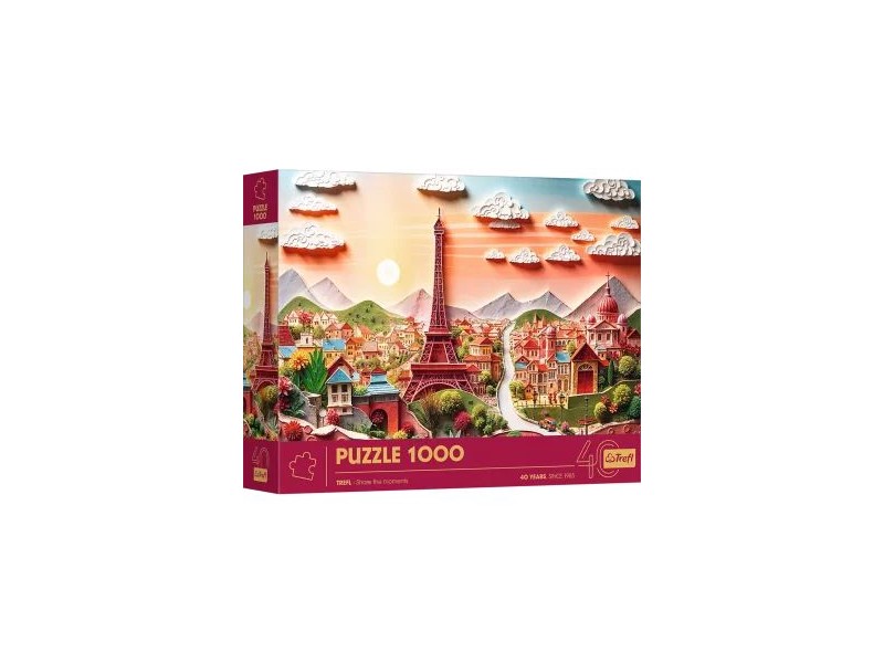 Trefl: Párizs - 40. születésnap, 1000 darabos puzzle