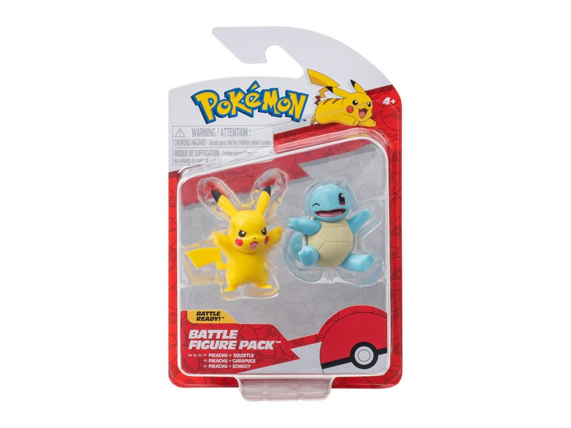 Pokémon figura szett – Squirtle és Pikachu