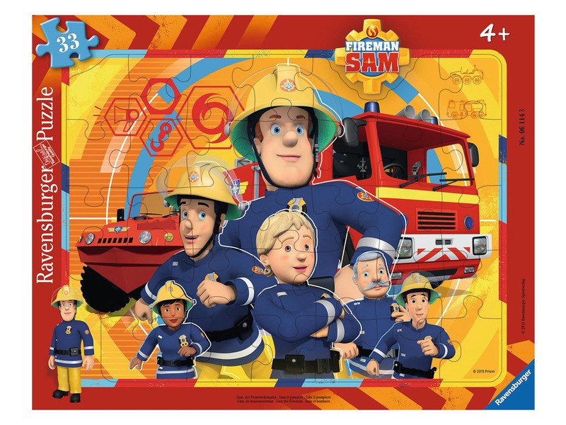 Puzzle 33 db - Tűzoltó Sam kép