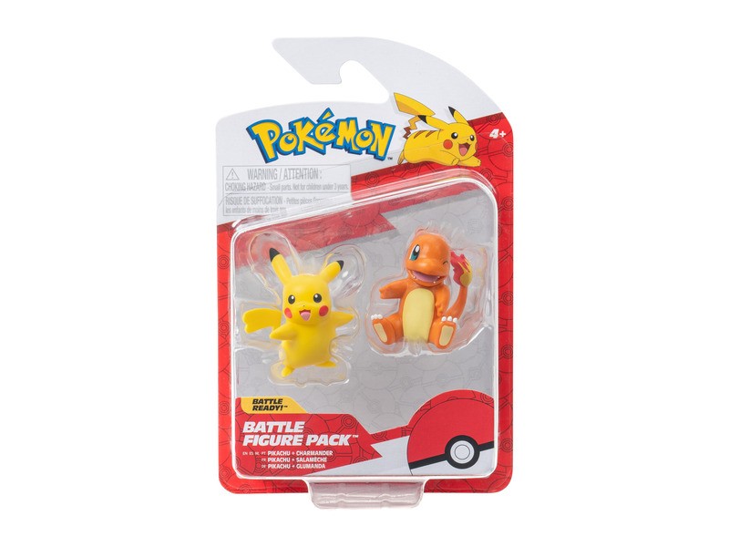 Pokémon figura szett: Charmander és Pikachu