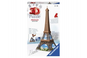 Mini Eiffel-torony 3D puzzle — 54 db