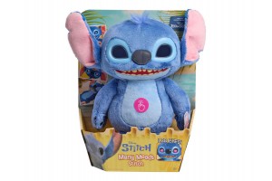 Stitch plüss 28 cm LCD szemekkel és hanggal