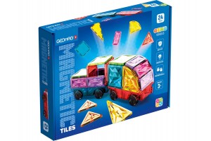 Geomag Magnetic Tiles Gems járművek - mágneses építőjáték
