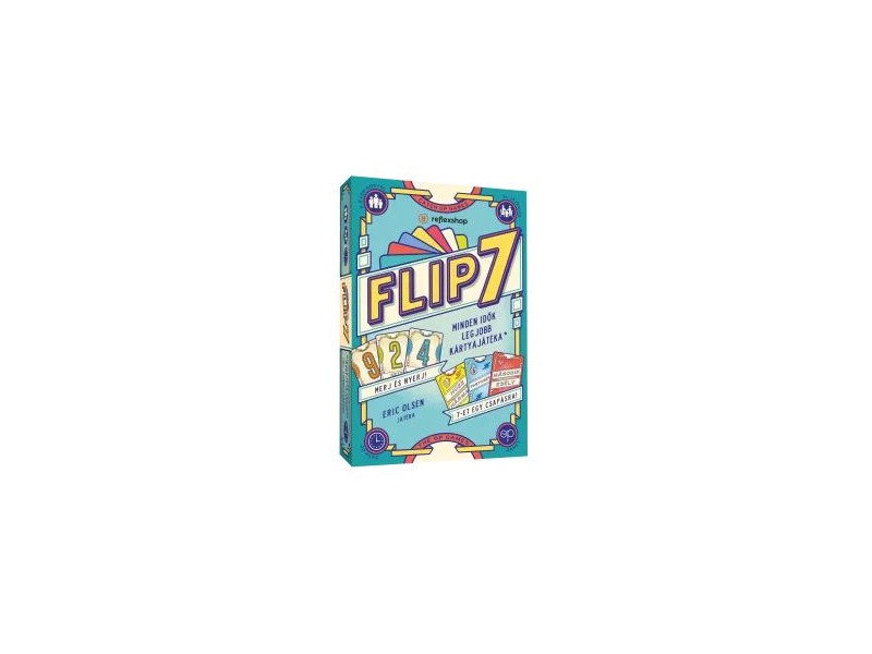 Flip 7 társasjáték - doboz és lapok