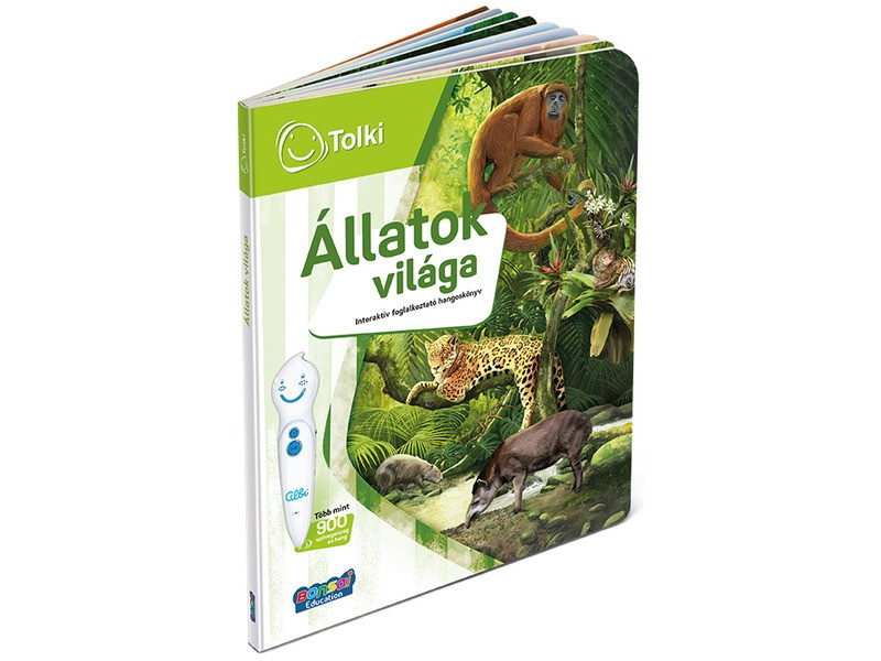 Tolki - Állatok világa interaktív hangoskönyv borító