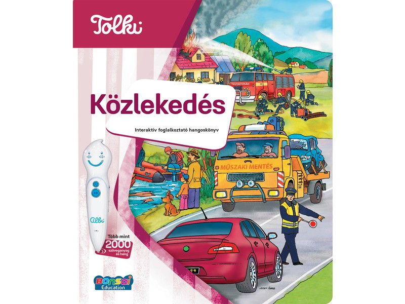 Tolki interaktív könyv Közlekedés - borító