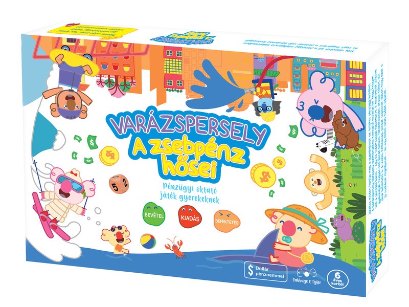Varázspersely társasjáték – zsebpénz és spórolás