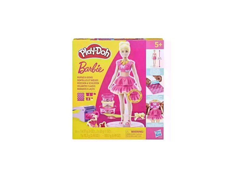 Play-Doh Barbie fodrok és masnik játékszett