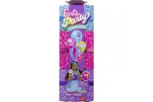 Barbie Party Reveal Glamour lila baba és kiegészítők