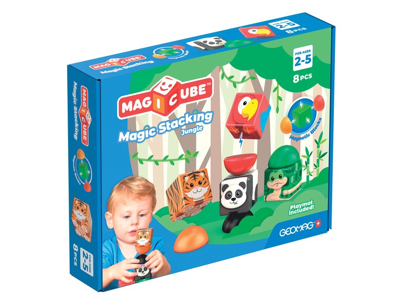 Geomag Magicube Jungle – 8 db mágneses blokk