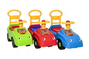 Verseny bébitaxi 57 cm – lábbal hajtós, tárolós ülés