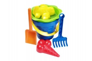 Hullámos homokozó 6 darabos készlet