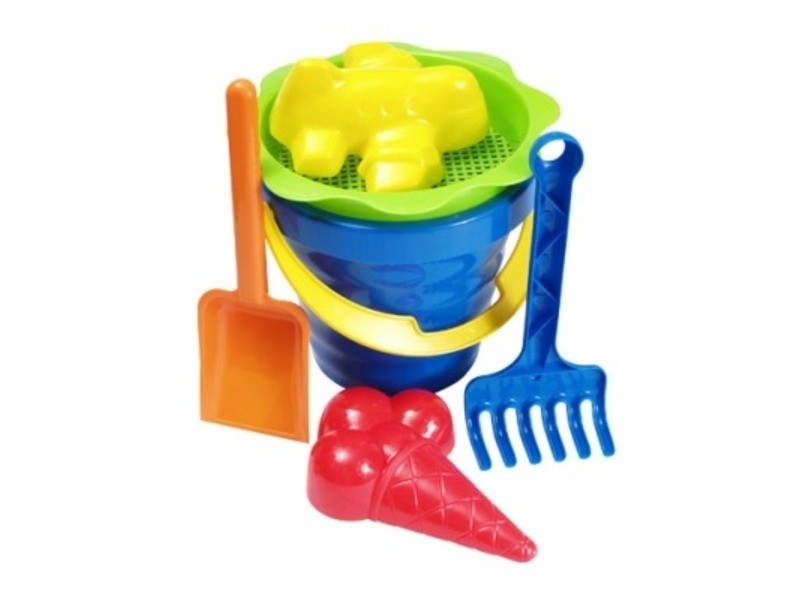 Hullámos homokozó 6 darabos készlet