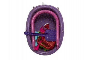 Homokozó készlet talicskával - 7 darabos