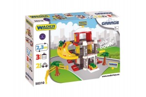 Wader 3 emeletes garázs lifttel és 2 kisautóval