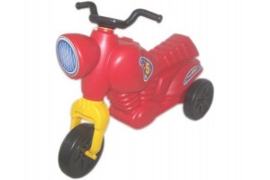 Lábbal hajtós motor - kék és piros