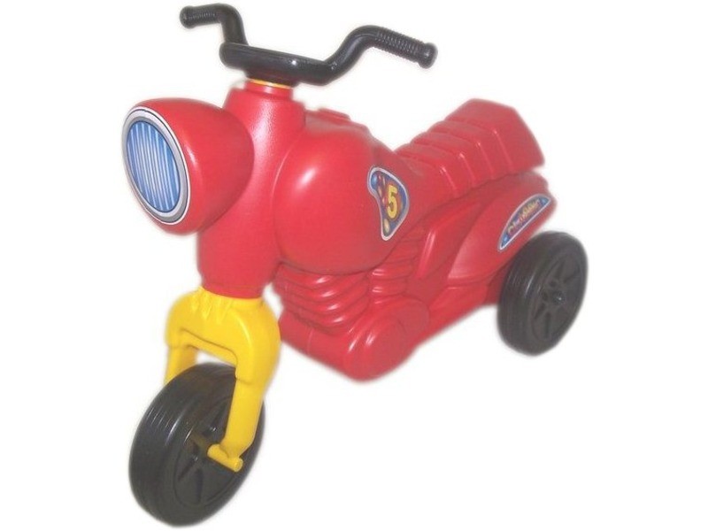 Lábbal hajtós motor - kék és piros