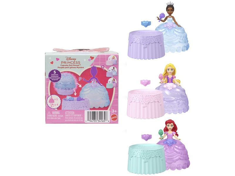 Disney hercegnők mini cupcake figura
