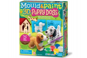 Gipszkiöntő - Aranyos kutyusok