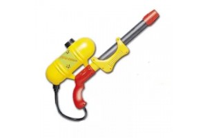 Egytartályos vízipuska, pumpás, színes dizájn