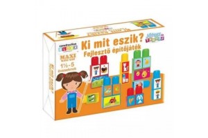 Maxi Blocks - Ki mit eszik? képes párosító játék