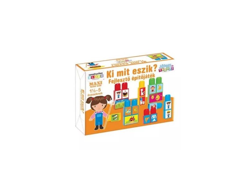 Maxi Blocks - Ki mit eszik? képes párosító játék