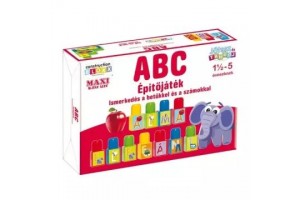 ABC betűk és számok fejlesztő építőjáték 3–6 év
