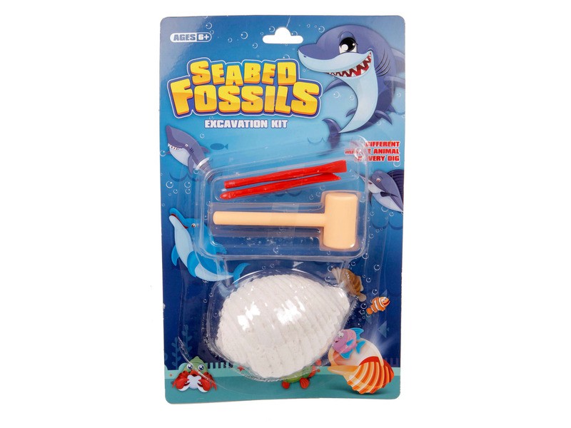 Régész szett — fosszíliák és ásószerszámok