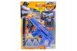 Rendőr fegyver és kiegészítő készlet - játék