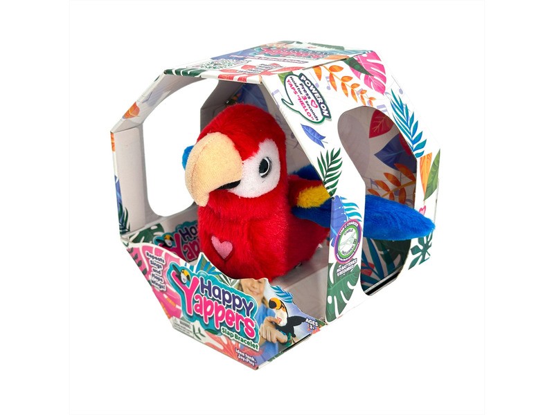 Happy Yappers - piros papagáj termékkép