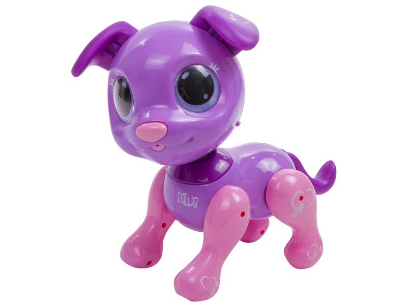 Lila interaktív robot kutya - tanítható játék