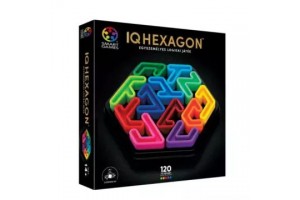 Smart Games IQ Deluxe Hexagon – logikai játék, 120 kihívás