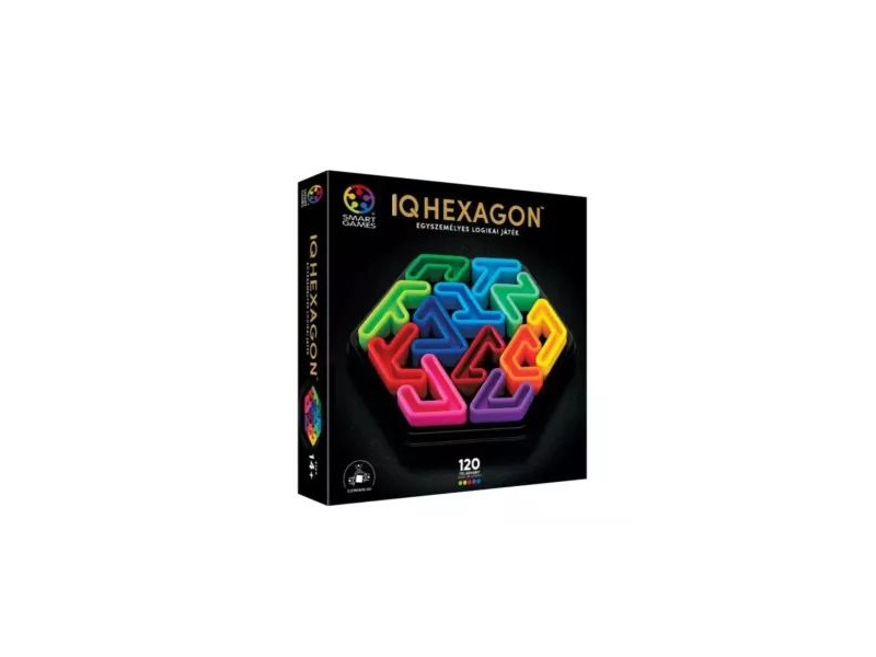 Smart Games IQ Deluxe Hexagon – logikai játék, 120 kihívás