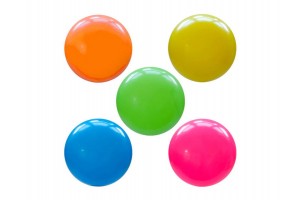 Színes gumilabda 22 cm