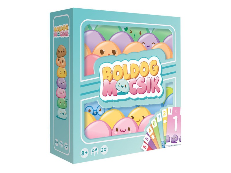 Boldog mocsik kártya – illusztráció