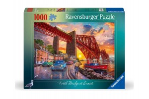 Puzzle 1000 db - Forth híd naplementében