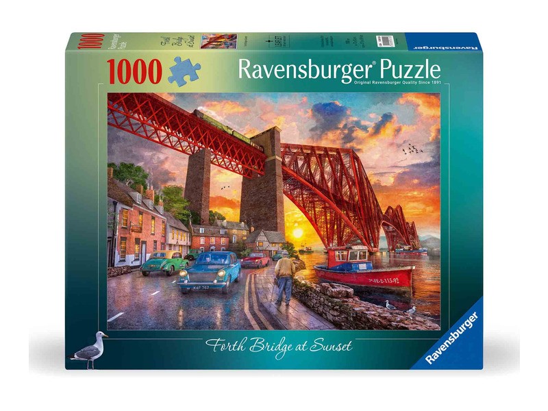 Puzzle 1000 db - Forth híd naplementében