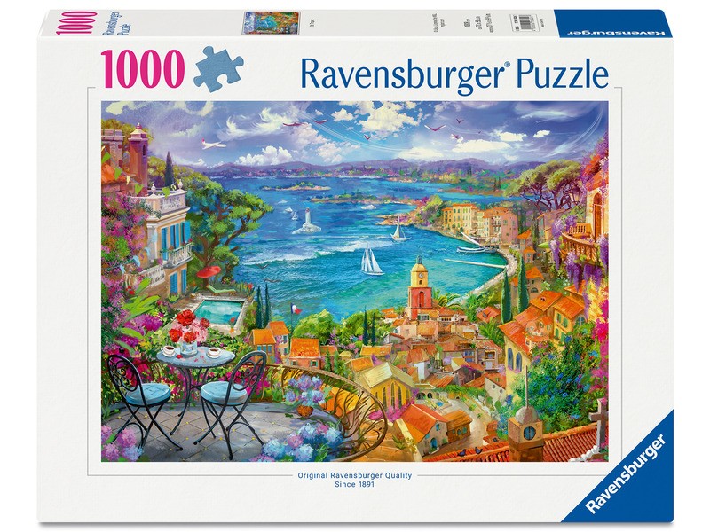 Puzzle 1000 db - Saint-Tropez tájkép