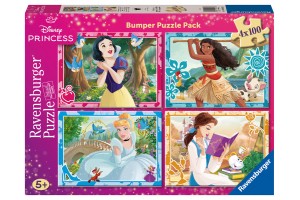 Disney Hercegnők - 4x100 db puzzle