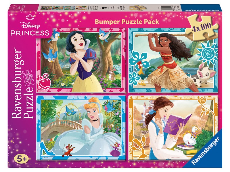 Disney Hercegnők - 4x100 db puzzle