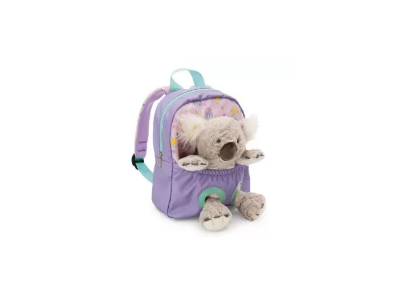 Nici koala plüss hátizsák - lila, 25 cm