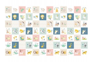 Kétoldalas játszószőnyeg 150x200 cm