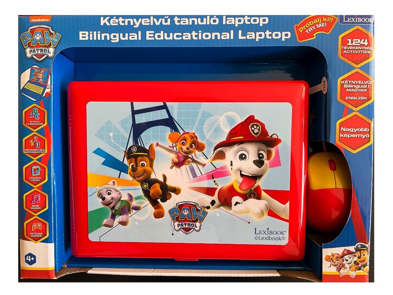 Lexibook oktató laptop Mancs Őrjárat - magyar/angol