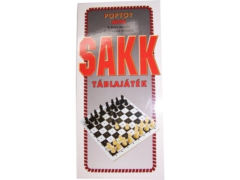 Poptoy kompakt sakk készlet – jelölt sorok és oszlopok