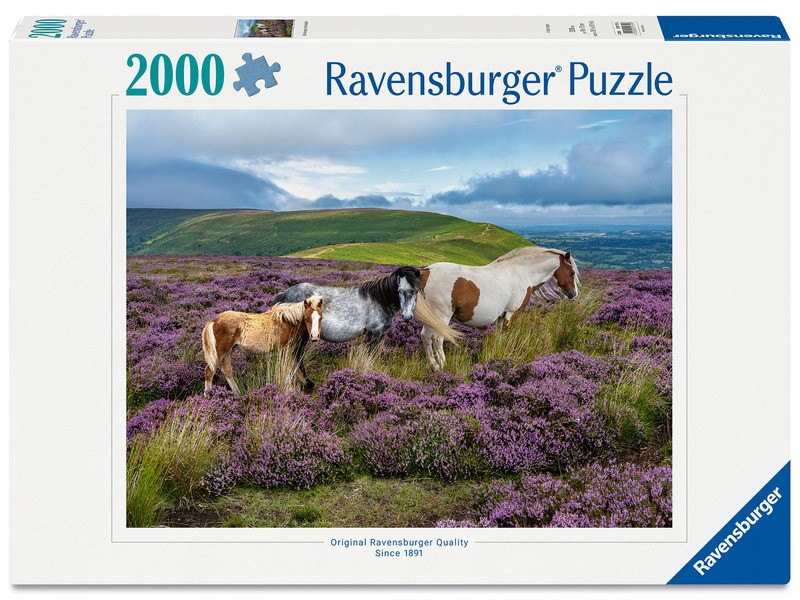 Puzzle 2000 db - Vadlovak a mezőn
