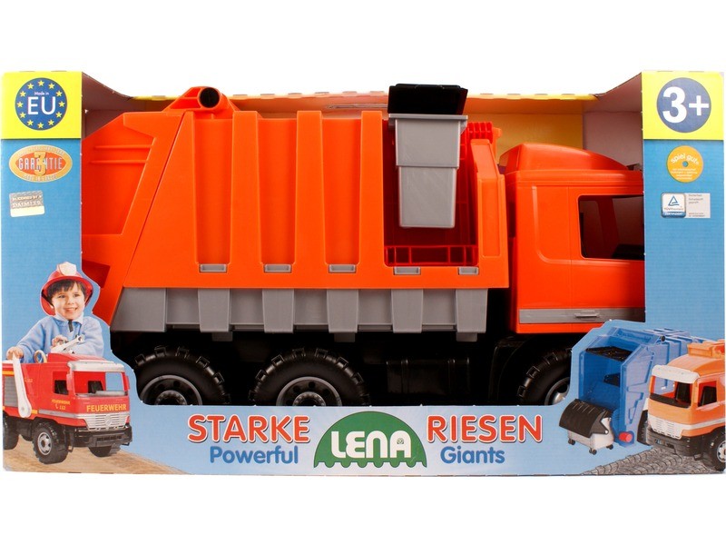 Mercedes-Benz műanyag kukásautó, 75 cm