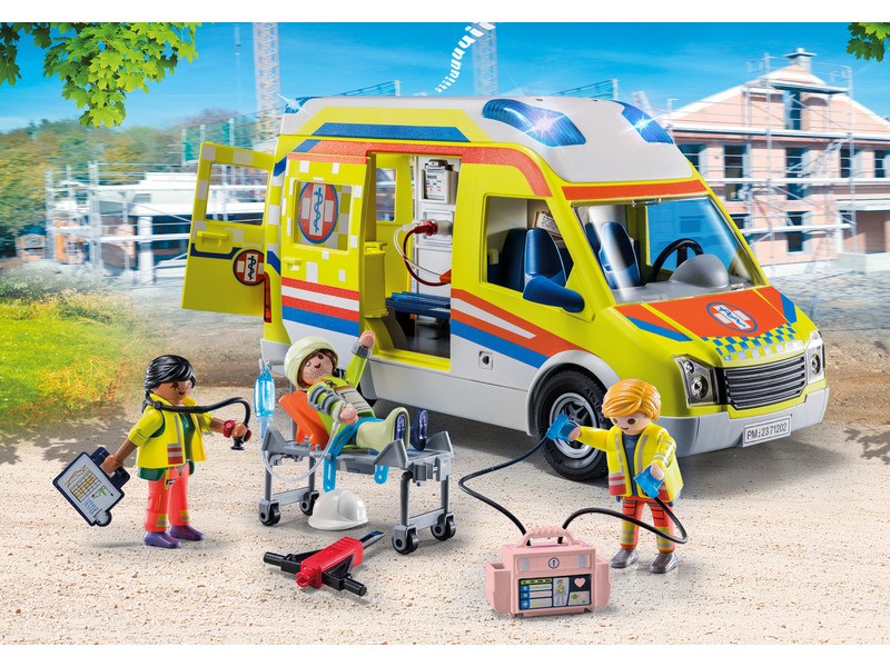 Playmobil Mentőautó 71202 – hang- és fényeffekt