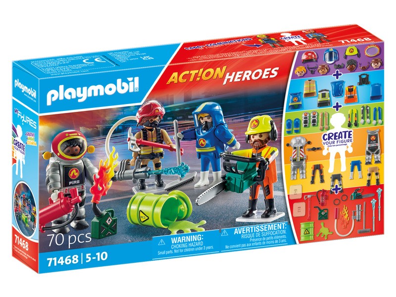 Playmobil My Figures – Tűzoltók figurák